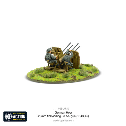 Bolt Action: German - German Heer 20mm flakvierling 38 AA-gun (1943-45)