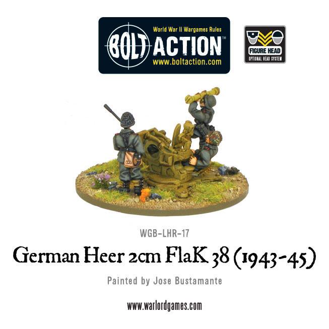 Bolt Action: German - German Heer 2cm FlaK 38 (1943-45)