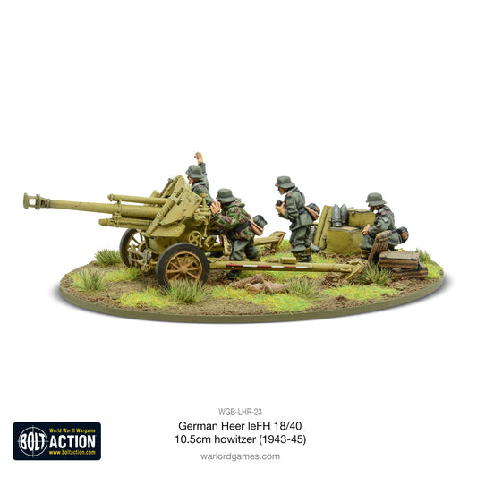 Bolt Action: German - German Heer leFH 18/40 10.5cm howitzer (1943-45)
