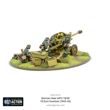 Bolt Action: German - German Heer leFH 18/40 10.5cm howitzer (1943-45)