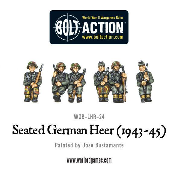 Bolt Action: German - Seated German Heer (1943 - 45)