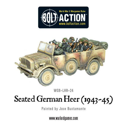 Bolt Action: German - Seated German Heer (1943 - 45)