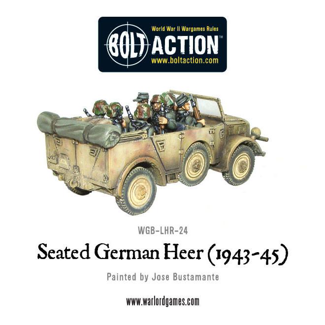 Bolt Action: German - Seated German Heer (1943 - 45)