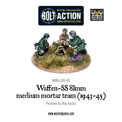 Bolt Action: German - Waffen-SS 81mm medium mortar team (1943-45)