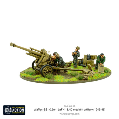 Bolt Action: German - Waffen-SS 10.5cm LeFH 18/40 medium artillery (1943-45)