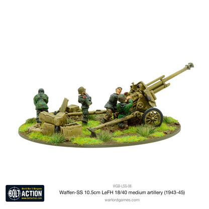 Bolt Action: German - Waffen-SS 10.5cm LeFH 18/40 medium artillery (1943-45)