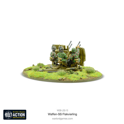 Bolt Action: German - Waffen-SS 20mm Flakvierling 38 AA-gun (1943-45)