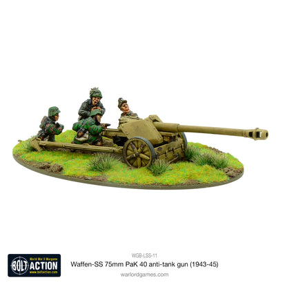 Bolt Action: German - Waffen-SS 75mm PaK 40 anti-tank gun (1943-45)