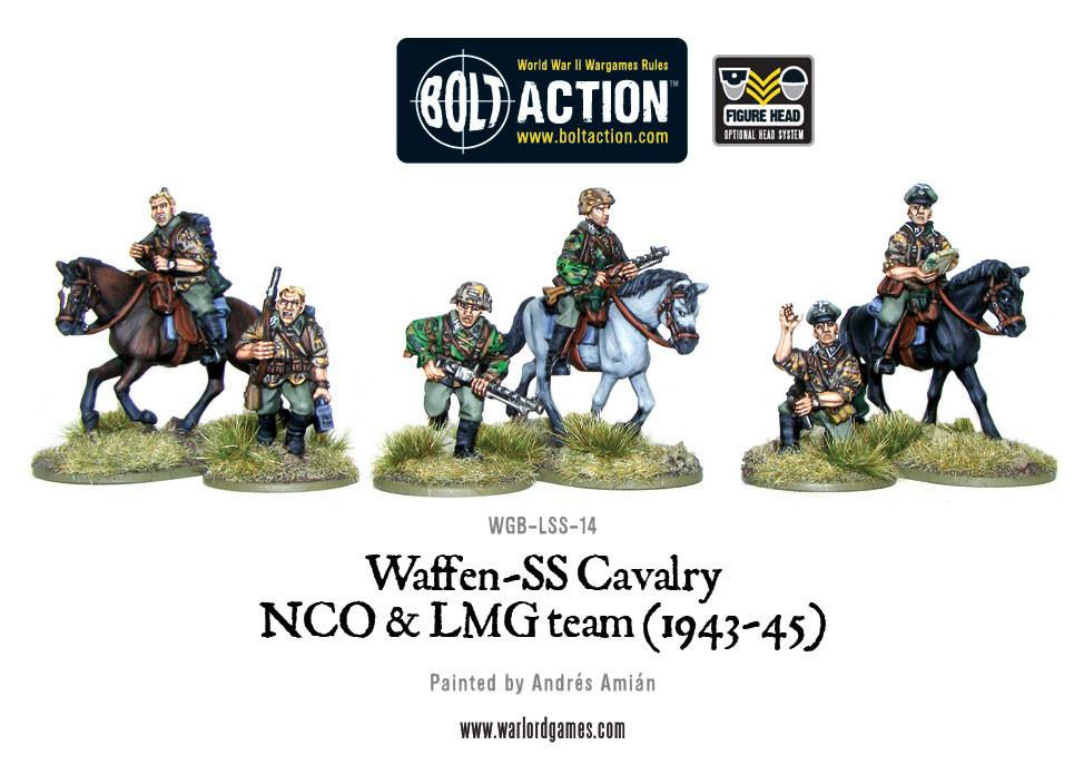 Bolt Action: German - Waffen SS Cavalry NCO & LMG 1942-45