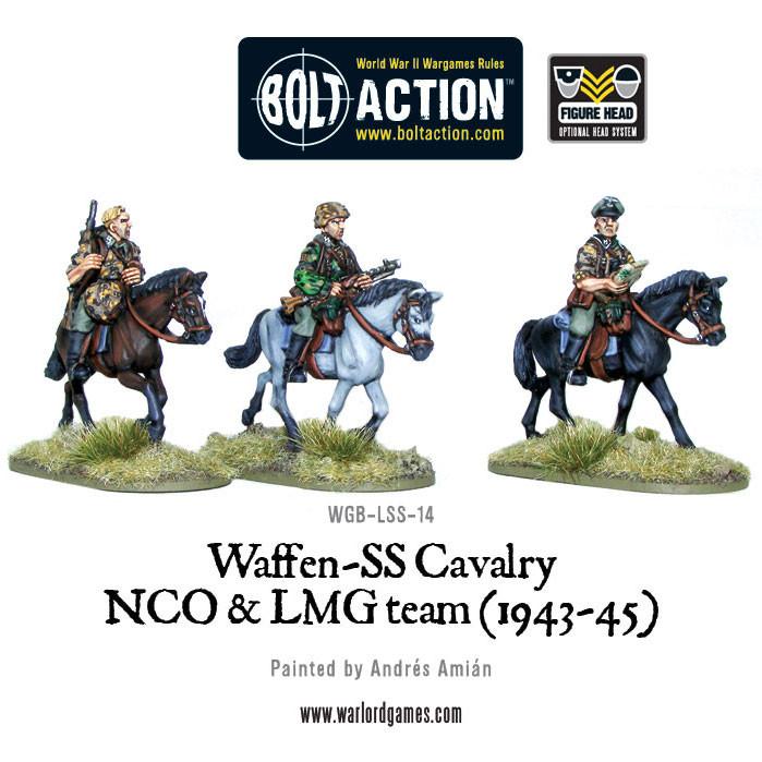 Bolt Action: German - Waffen SS Cavalry NCO & LMG 1942-45