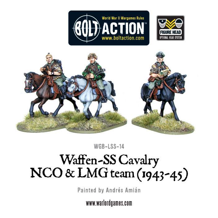 Bolt Action: German - Waffen SS Cavalry NCO & LMG 1942-45