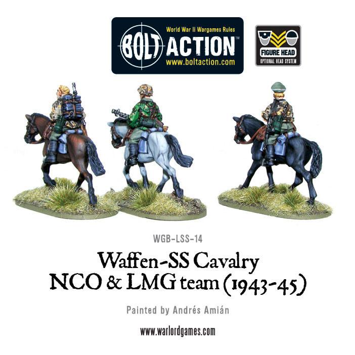 Bolt Action: German - Waffen SS Cavalry NCO & LMG 1942-45
