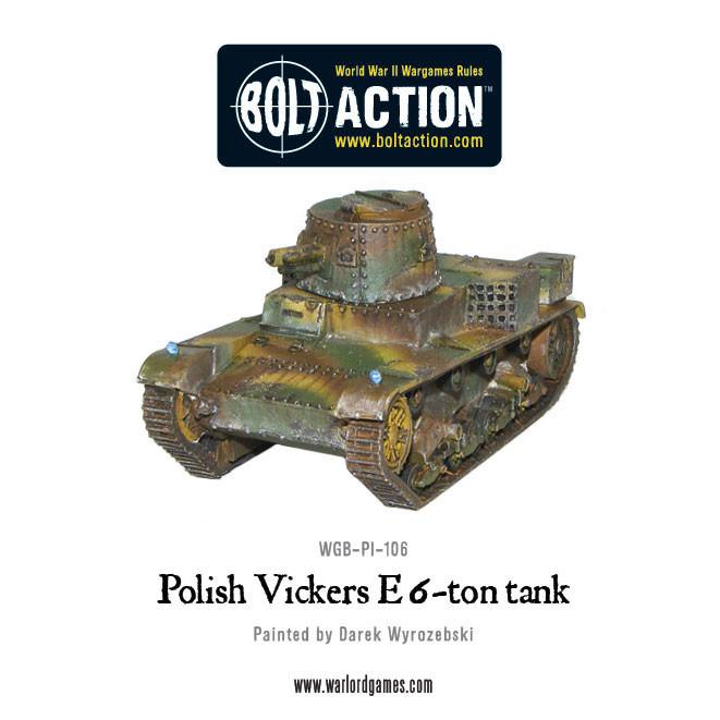 Bolt Action: Polish Vickers E 6-ton tank