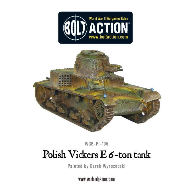 Bolt Action: Polish Vickers E 6-ton tank
