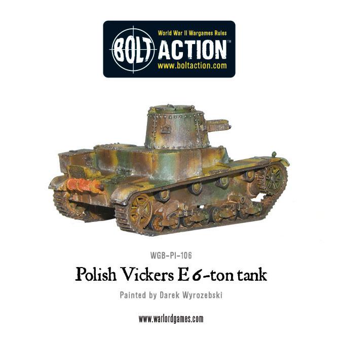 Bolt Action: Polish Vickers E 6-ton tank