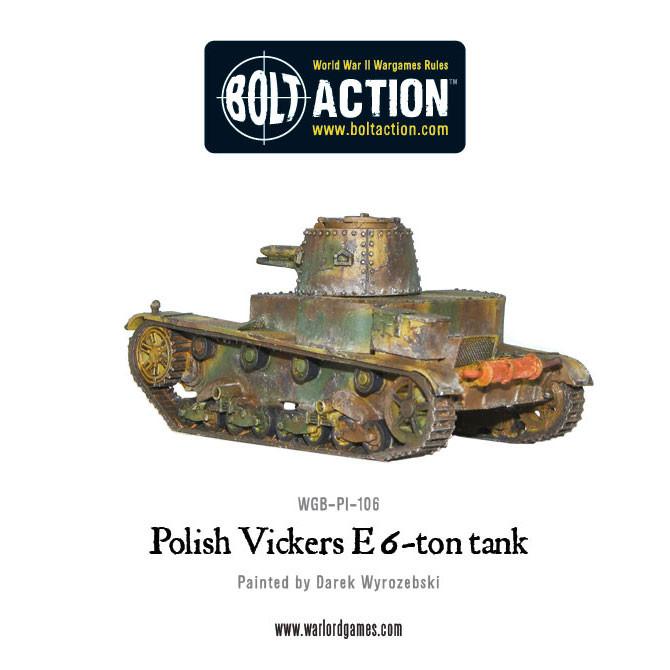 Bolt Action: Polish Vickers E 6-ton tank