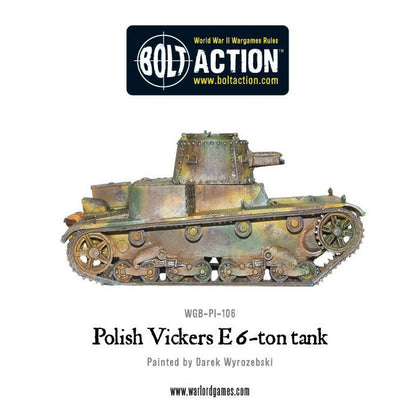 Bolt Action: Polish Vickers E 6-ton tank