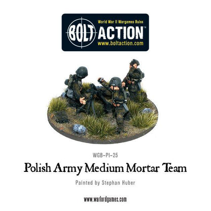Bolt Action: Polish Army medium mortar team