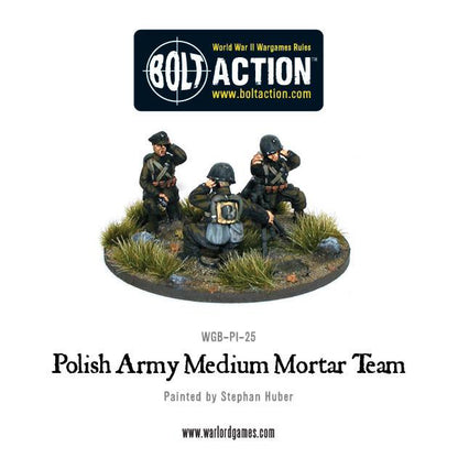 Bolt Action: Polish Army medium mortar team