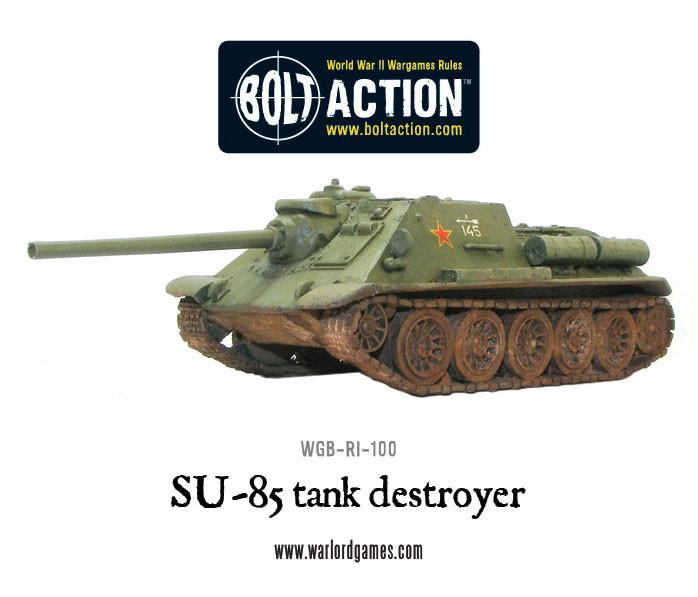 Achtung Panzer!: Soviet Tanks - Soviet SU-85 Tank Hunter