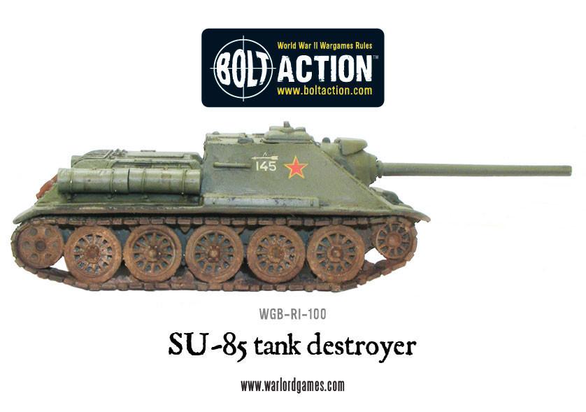 Achtung Panzer!: Soviet Tanks - Soviet SU-85 Tank Hunter
