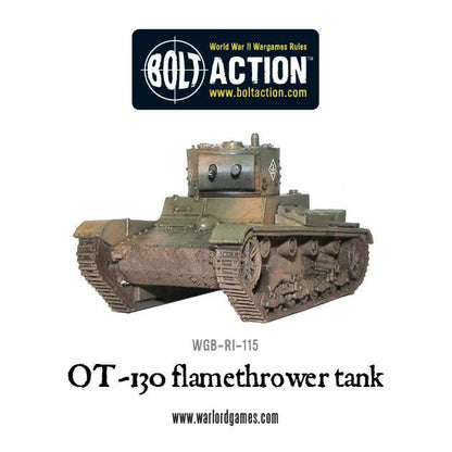 Bolt Action: OT-130, flamethrower tank