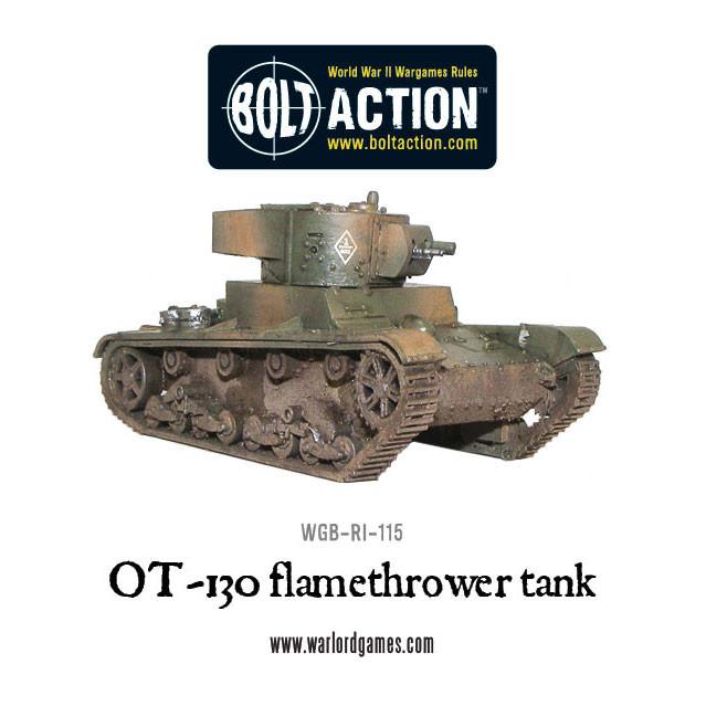 Bolt Action: OT-130, flamethrower tank