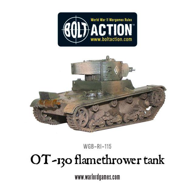 Bolt Action: OT-130, flamethrower tank