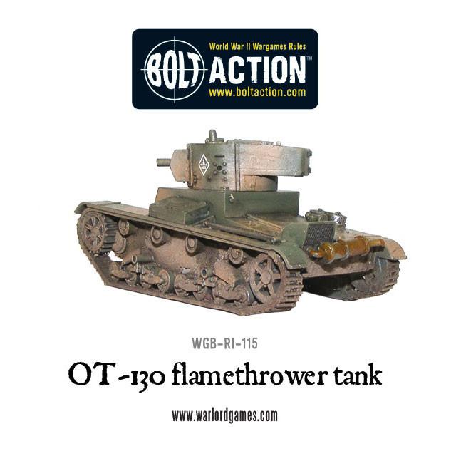Bolt Action: OT-130, flamethrower tank