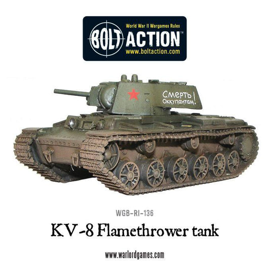 Achtung Panzer!: Soviet Tanks - KV-8 flamethrower tank