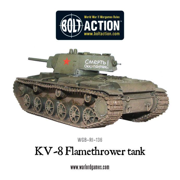 Achtung Panzer!: Soviet Tanks - KV-8 flamethrower tank