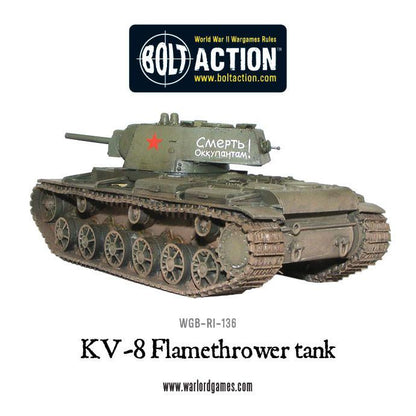 Achtung Panzer!: Soviet Tanks - KV-8 flamethrower tank