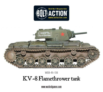 Achtung Panzer!: Soviet Tanks - KV-8 flamethrower tank