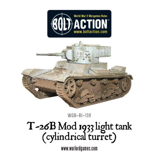 Bolt Action: T-26B Mod 1933 light tank (cylindrical turret)