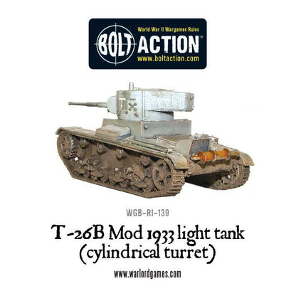 Bolt Action: T-26B Mod 1933 light tank (cylindrical turret)