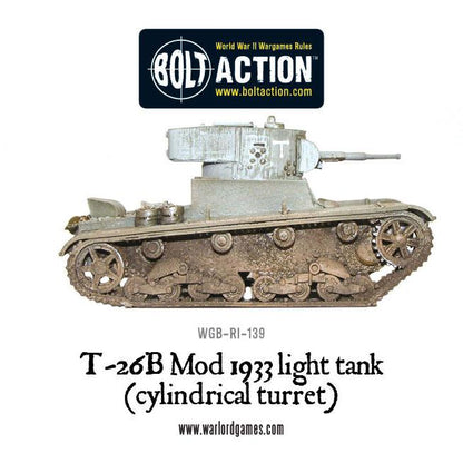 Bolt Action: T-26B Mod 1933 light tank (cylindrical turret)
