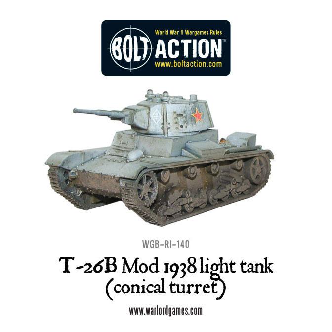 Bolt Action: T-26B Mod 1938 light tank (conical turret)