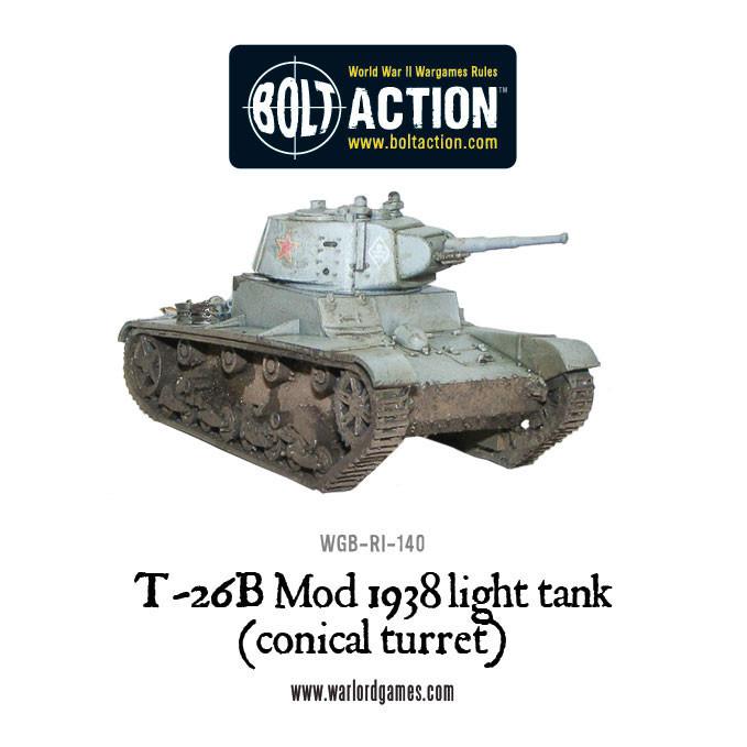 Bolt Action: T-26B Mod 1938 light tank (conical turret)