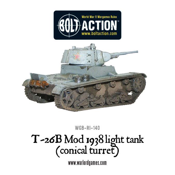 Bolt Action: T-26B Mod 1938 light tank (conical turret)