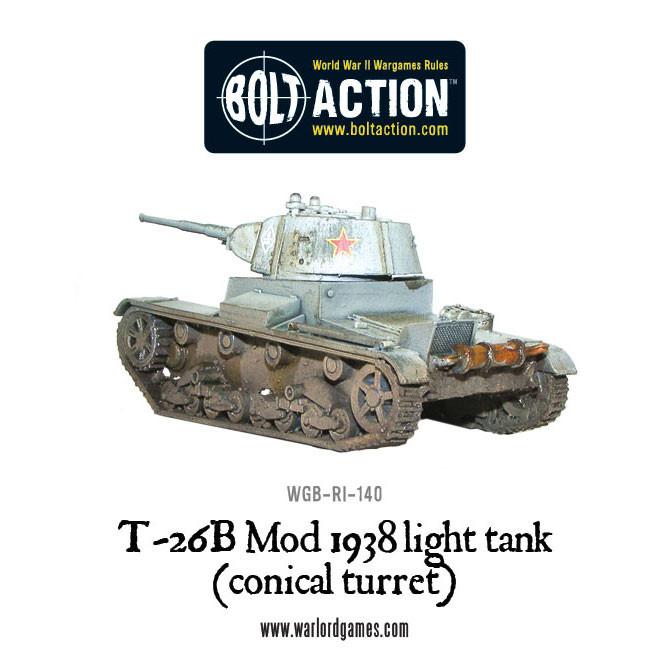 Bolt Action: T-26B Mod 1938 light tank (conical turret)