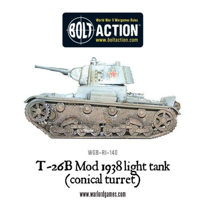 Bolt Action: T-26B Mod 1938 light tank (conical turret)