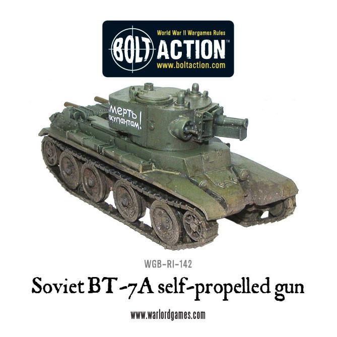 Bolt Action: Soviet BT-7A self-propelled gun