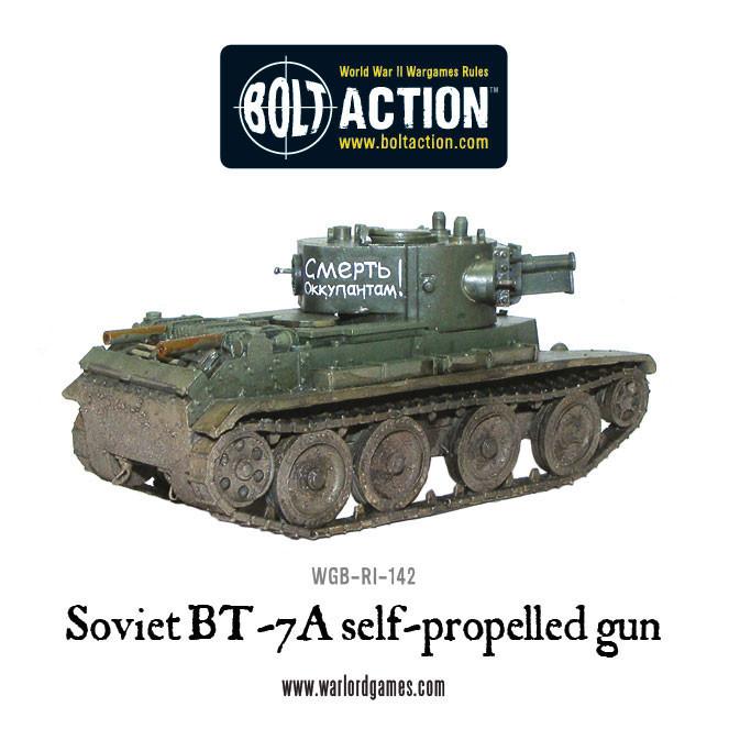 Bolt Action: Soviet BT-7A self-propelled gun