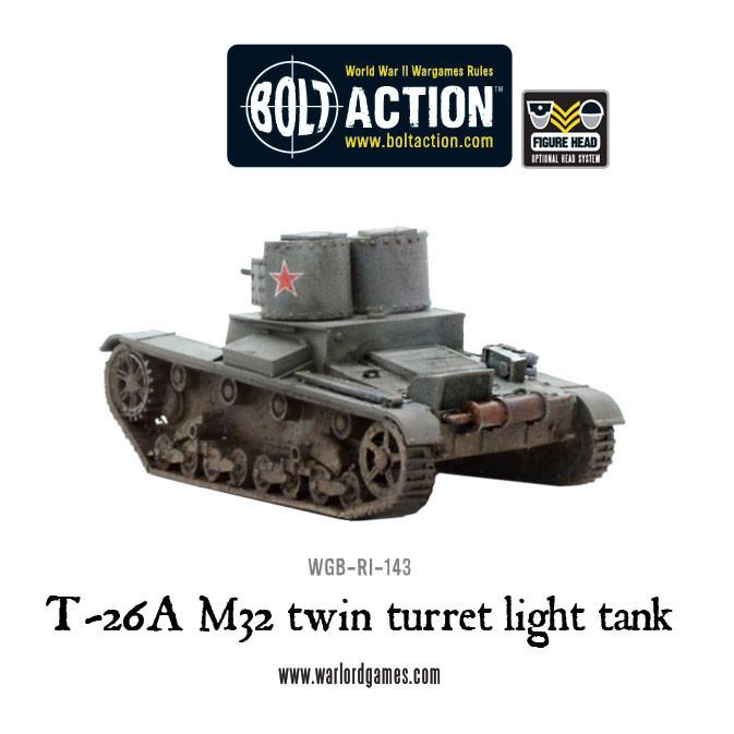 Bolt Action: T-26A M32 twin turret light tank