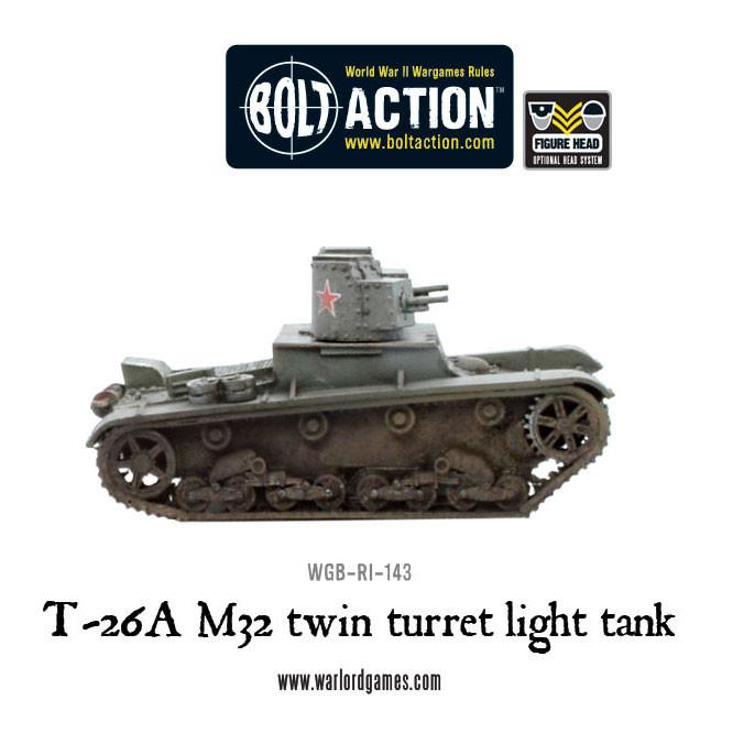 Bolt Action: T-26A M32 twin turret light tank