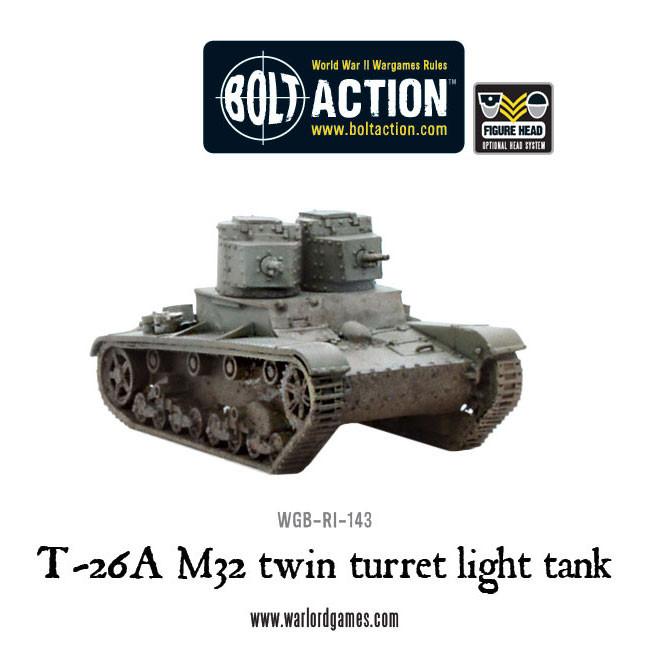 Bolt Action: T-26A M32 twin turret light tank
