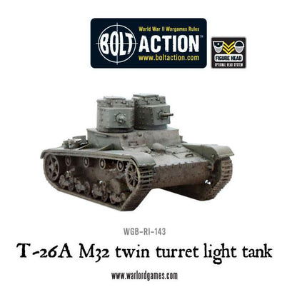 Bolt Action: T-26A M32 twin turret light tank