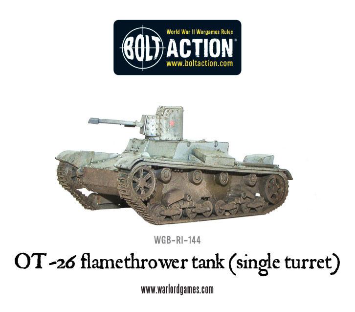 Bolt Action: OT-26 flamethrower tank (single turret)