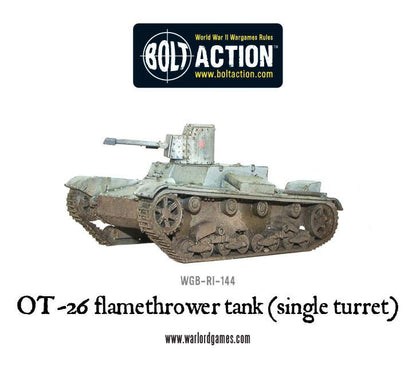 Bolt Action: OT-26 flamethrower tank (single turret)