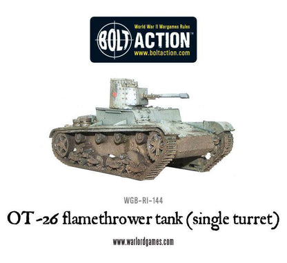 Bolt Action: OT-26 flamethrower tank (single turret)